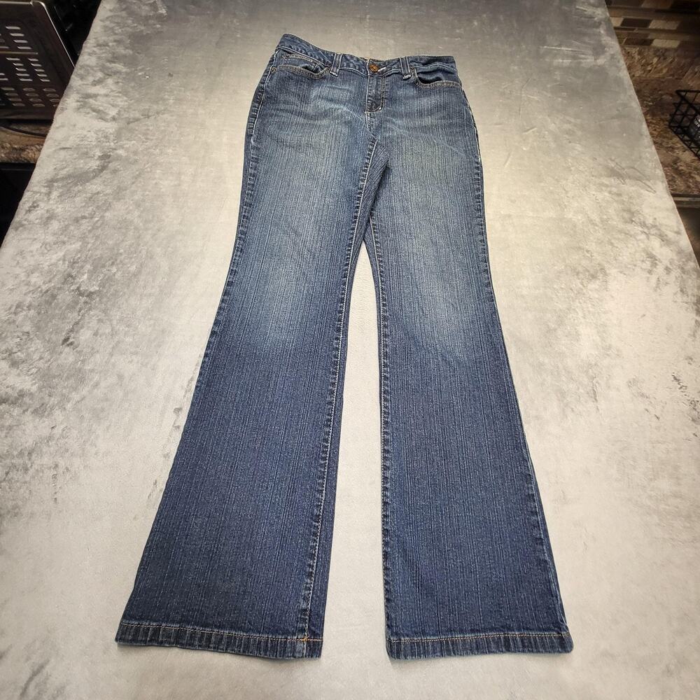 DKNY JEANS Jeans Womens 10 Blue Medium Wash Bootcut Denim Stretch Pockets